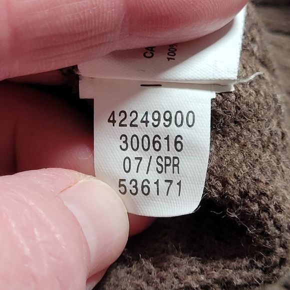 Gap V-Neck Sweater Neutral Earthy Brown Extra Large - Picture 7 of 10